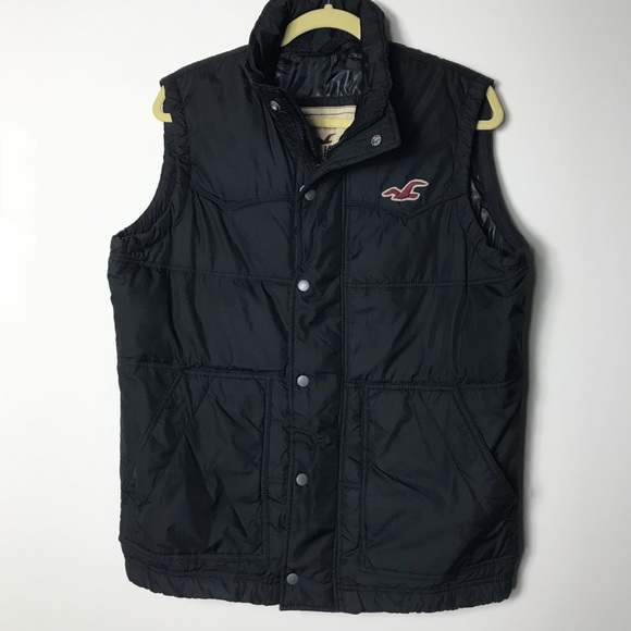 Mens Hollister Puffer Down Vest 